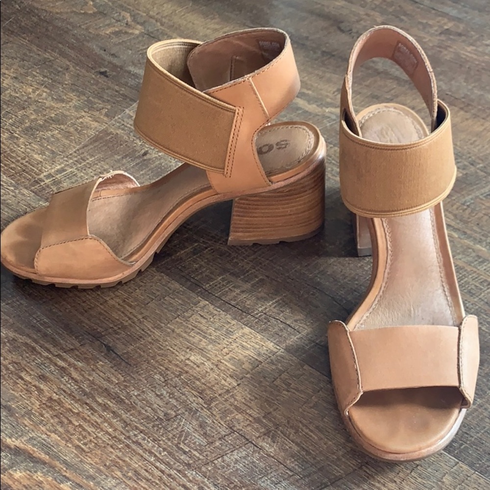 Sorel Nadia Sandal, Tan, Size 9.5